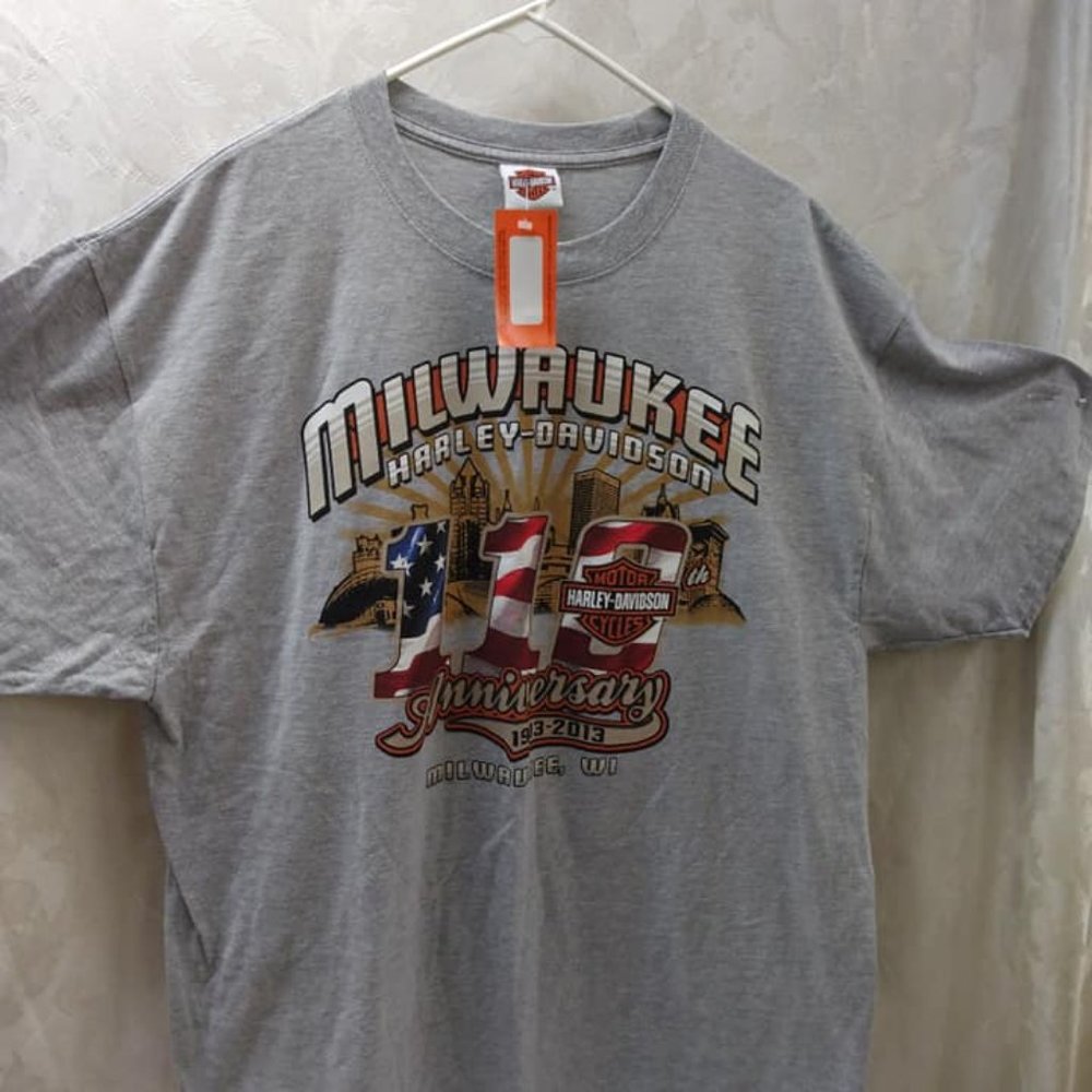 NWT XL Harley Davidson 110 Year Anniversary Milwaukee, WI Tee